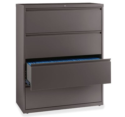 Lorell Fortress Series 42 Lateral File, Medium Tone, 4 x File Drawer(s)