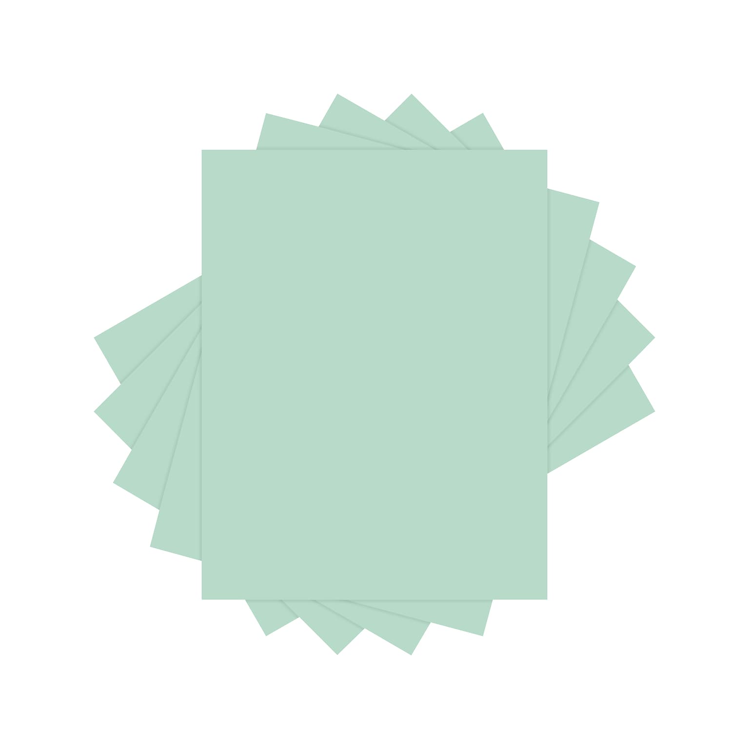 Lettermark Colors 30% Recycled Colored Paper, 20 lbs., 8.5 x 11, Green, 500 Sheets/Ream (94304)