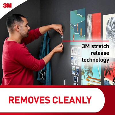 Command Medium Oval Hooks, 2 lb., 2/Pack (17091CLR-ES)