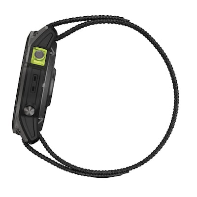 Garmin Enduro 2 Multisport Solar GPS Smartwatch, Carbon Gray DLC Titanium Bezel with Black UltraFit Nylon Strap (010-02754-00)