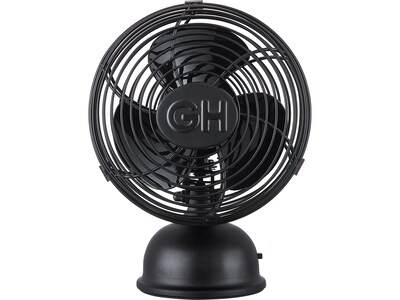 Good Housekeeping 5 Oscillating Portable Fan, 1-Speed, Black (92514)