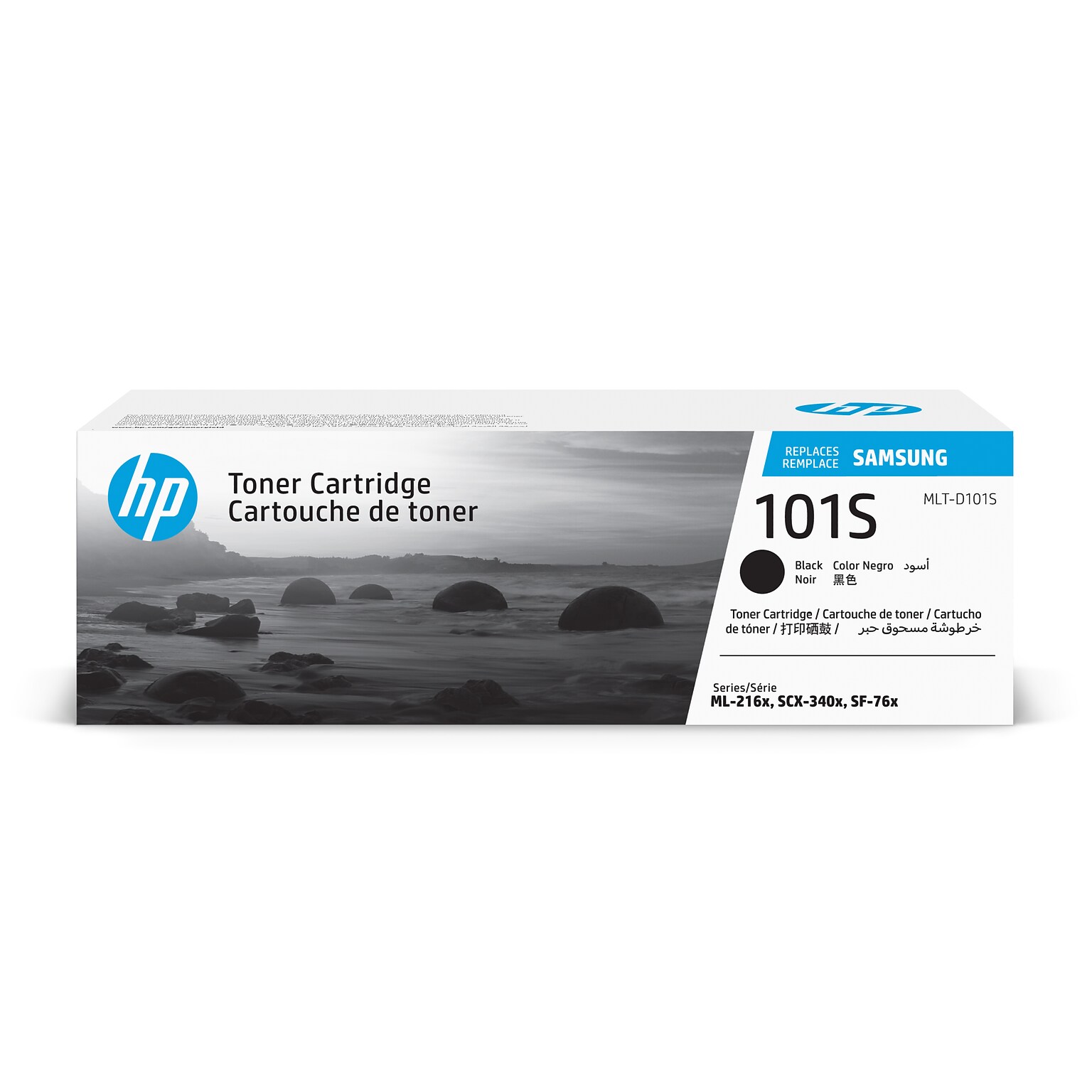 HP 101S Black Standard Yield Toner Cartridge for Samsung MLT-D101S (SU696)