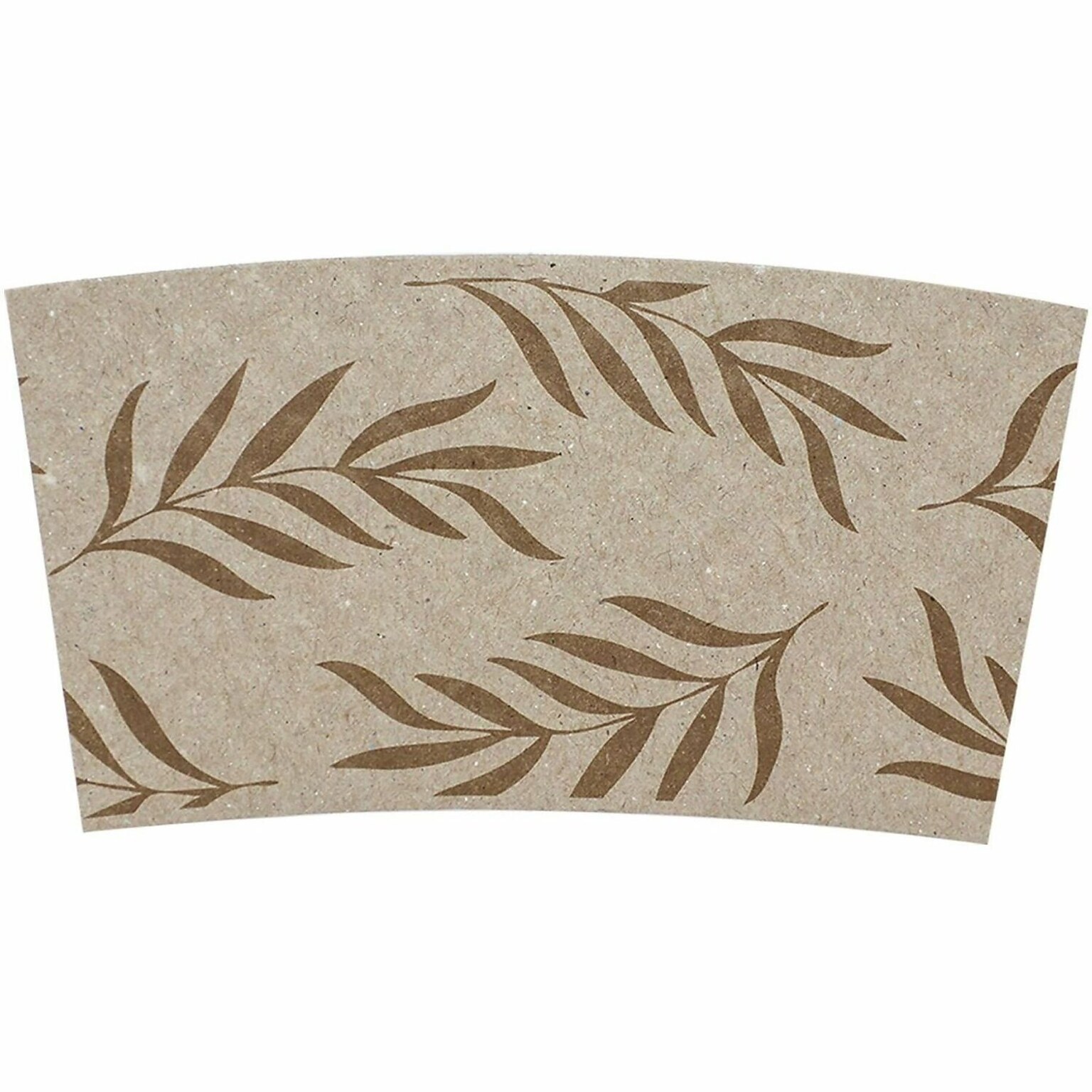 World Centric Compostable Paper Cup Sleeve, 8 oz. Cup, Natural, 2/Carton (WORSLPAME)