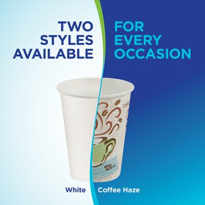 Dixie PerfecTouch Paper Hot Cups, 10 oz., Coffee Haze, 25/Pack (5310DX)