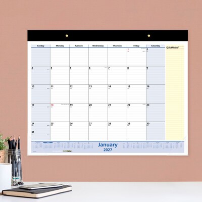 2027 AT-A-GLANCE QuickNotes 21.75" x 17" Monthly Desk Pad Calendar (SK700-00-27)