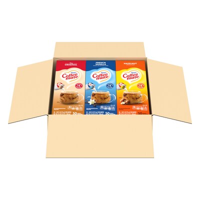 COFFEE MATE Associated 3 Variety French Vanilla Original and Hazelnut 3(50x.375floz)