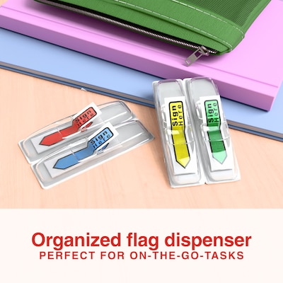 Staples "Sign Here" Message Flags, Assorted Colors, 120 Flags/Pack (ST62860)