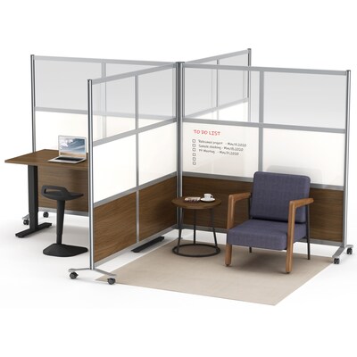 Lorell Adaptable Panel Divider, 24"W x 37"H, Charcoal (LLR90277)