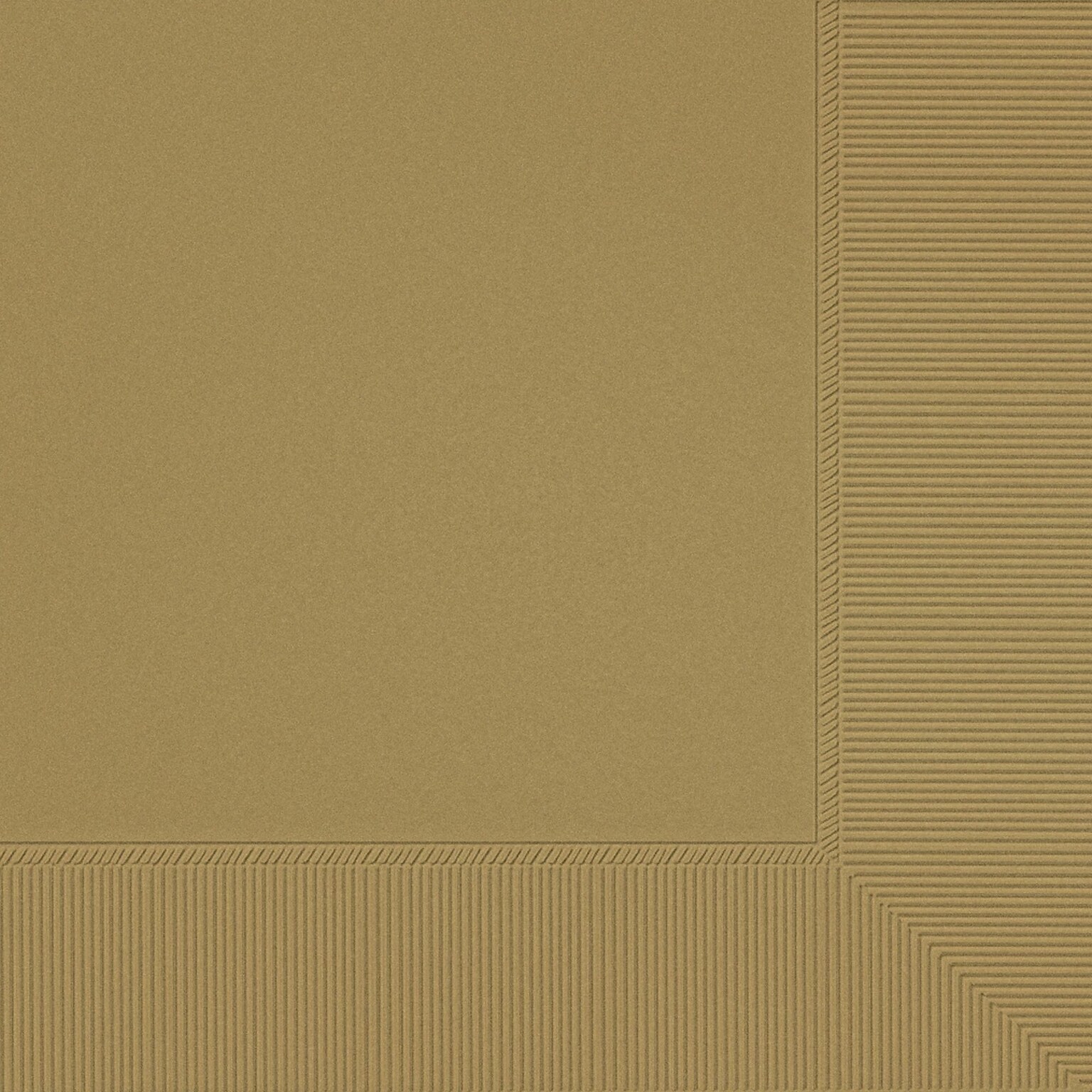 Party City Lunch Napkin, 2-Ply, Gold, 40 Napkins/Pack (AM61211-19-ST)