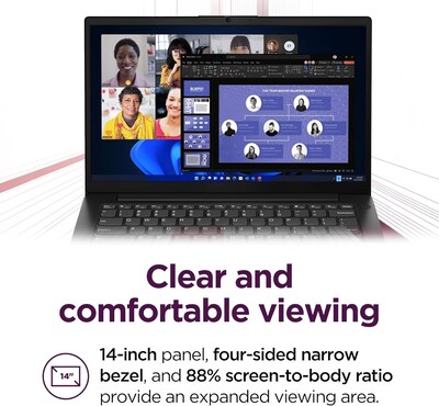 Lenovo V14 G4 14" Laptop, Intel Core i7-13620H, 8GB RAM, 256GB SSD, Windows 11 Home (83A000PDUS)