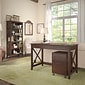 Bush Furniture Key West 48"W Writing Desk, Bing Cherry (KWD148BC-03)