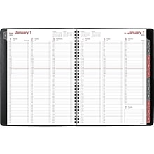 2024 AT-A-GLANCE Fashion 8 x 11 Weekly & Monthly Appointment Book, Black (33351-2401)