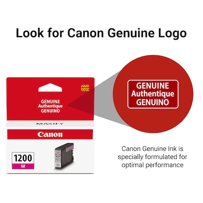 Canon PGI-1200 Magenta Standard Yield Ink Cartridge (9233B001)