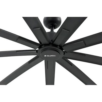 Global Industrial 108" Industrial Ceiling Fan, 6-Speed, Black (293049)