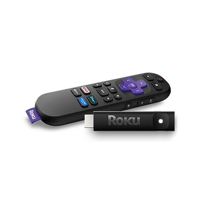 Roku 3840R Streaming Media Player Stick, Black