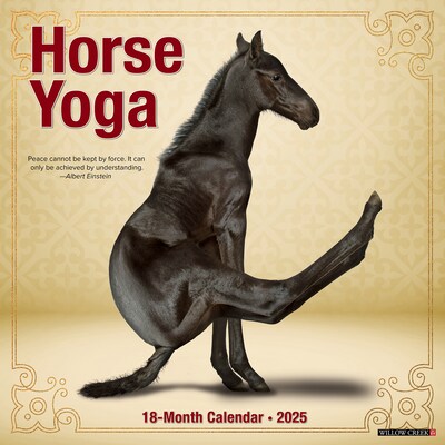2025 Willow Creek Horse Yoga 12 x 12 Monthly Wall Calendar (43370)