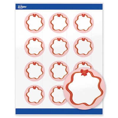 Avery Circle Multipurpose Labels, 2 Dia., White, 120/Pack (19479370579)