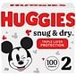 Huggies Snug & Dry Diapers, Size 2, 100 CT (54646)