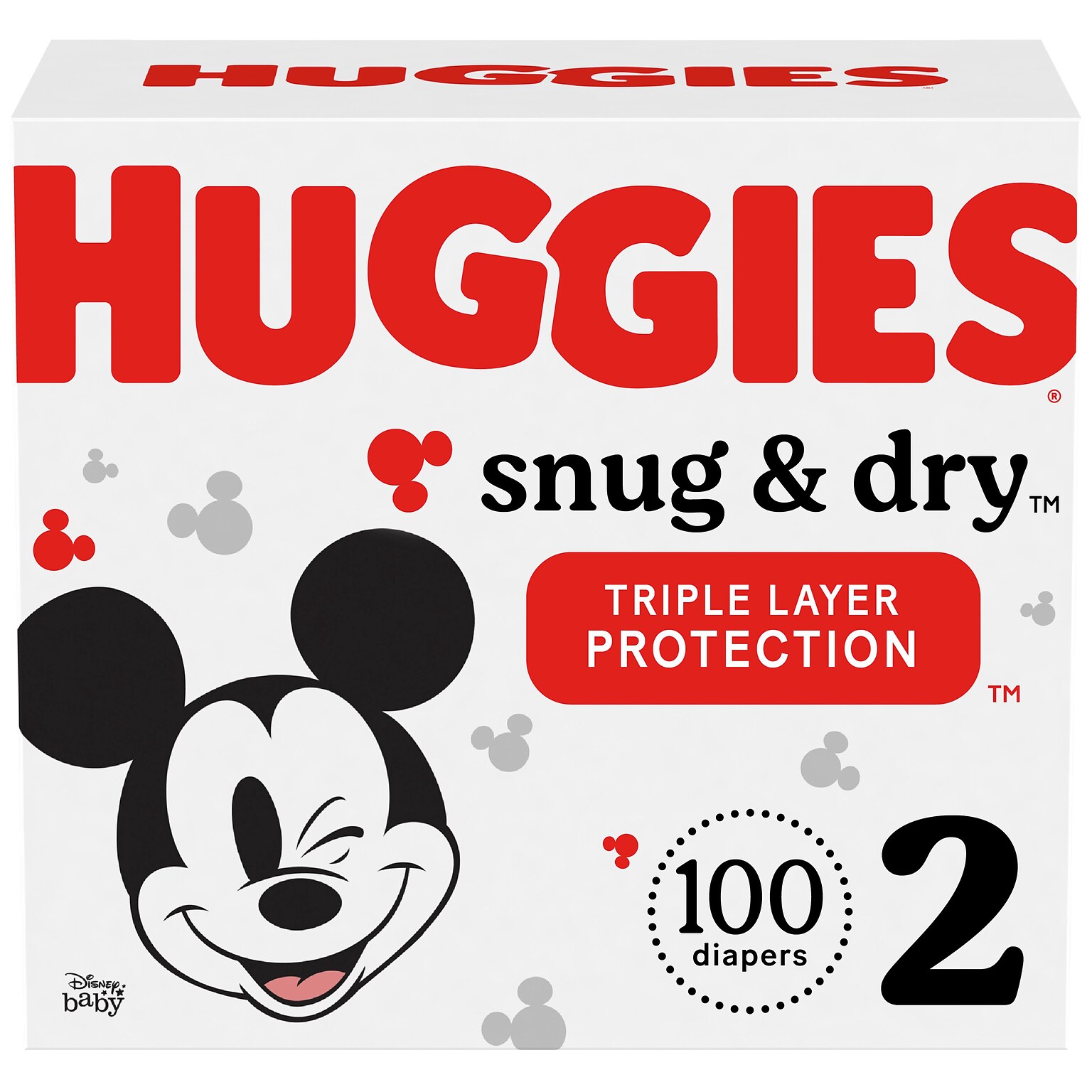 Huggies Snug & Dry Diapers, Size 2, 100 Count (54646)