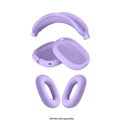 SaharaCase Silicone Combo Kit Case for AirPods Max Headphones, Purple (HP00187)