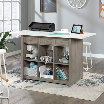 Sauder Craft Pro Series Work Table, Mystic Oak (427456)