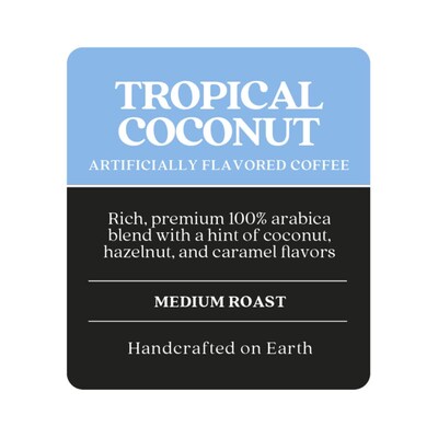 Copper Moon Tropical Coconut Beans Coffee, Medium Roast, 32 oz. (260164 - BAG)