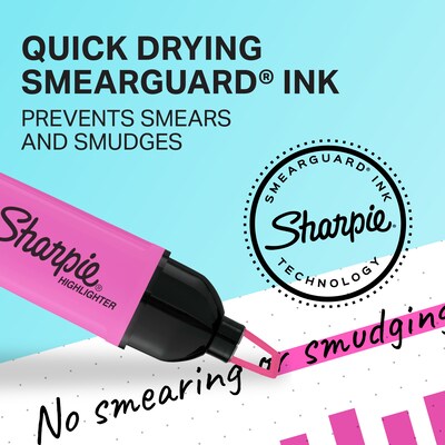 Sharpie Clear View Highlighter, Chisel Tip, Assorted, 3/Pack (1912767/2128222)