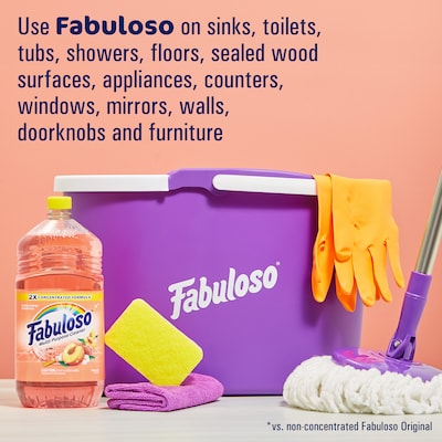 Fabuloso Multi-Purpose Cleaner Bottle, Peach Scent, 56 fl oz. (24657447)
