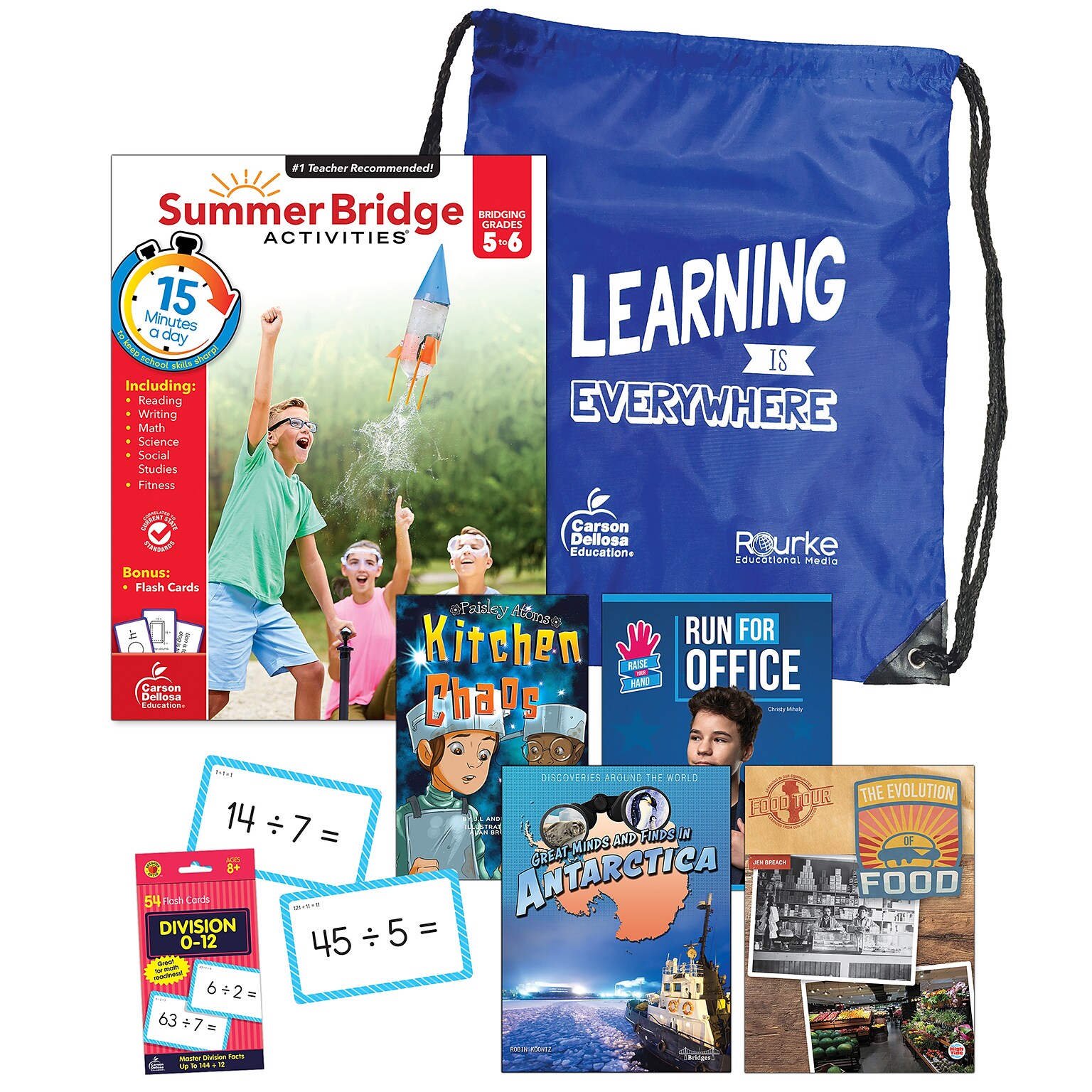 Summer Bridge Activities Summer Bridge Essentials Backpack, Grade 5-6 Workbook, 8/Set (CD-745387B)