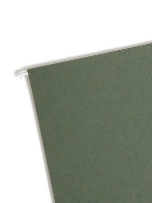 Smead Hanging File Folders, 2" Expansion, Legal Size, Standard Green, 25/Box (64359)