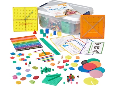 hand2mind Math Tools Resource Kit for Grades 4-5, Manipulative, Assorted Colors (95877)