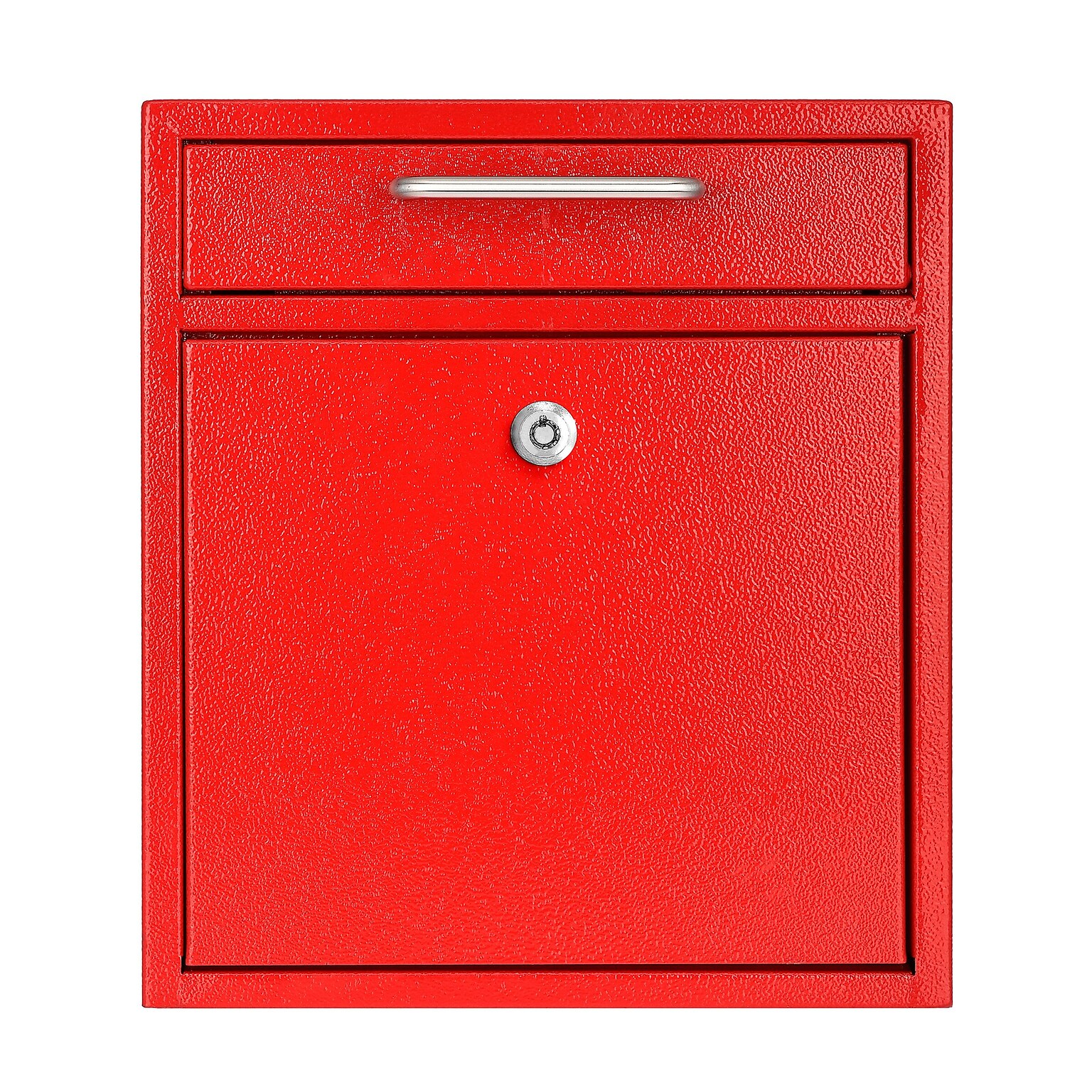 AdirOffice Steel Indoor/Outdoor Interoffice Mailbox, Medium, Red (631-05-RED-PKG)