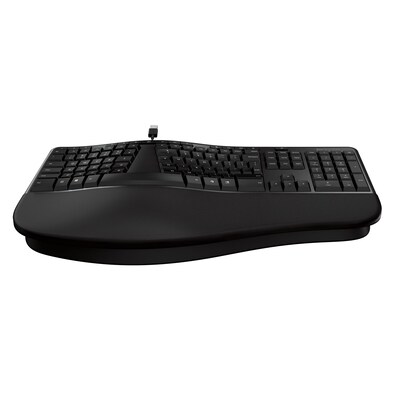 Incase Designed by Microsoft Wired Ergonomic Keyboard, Black (LXM-00001)