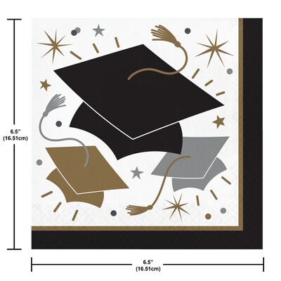 Creative Converting Glowing Grad Party Kit, Serves 8 (DTC9208E4A)