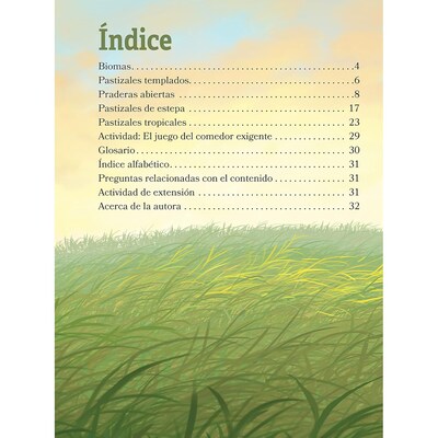 Carson-Dellosa Bridges Animales de los pastizales, Hardcover (CD-9781731654656)