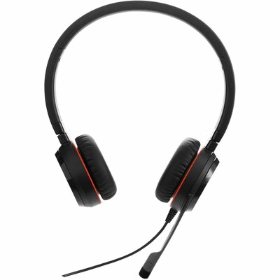 Jabra Evolve 30 II Stereo Headset, USB, 3.5mm, UC Certified, Black (5399-829-389-01)