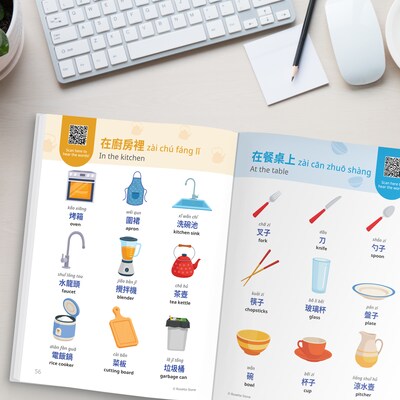 Rosetta Stone Paperback Traditional Mandarin Chinese Picture Dictionary Resource Book (201147)