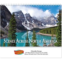Custom Scenes Across America Wall Calendar Spiral