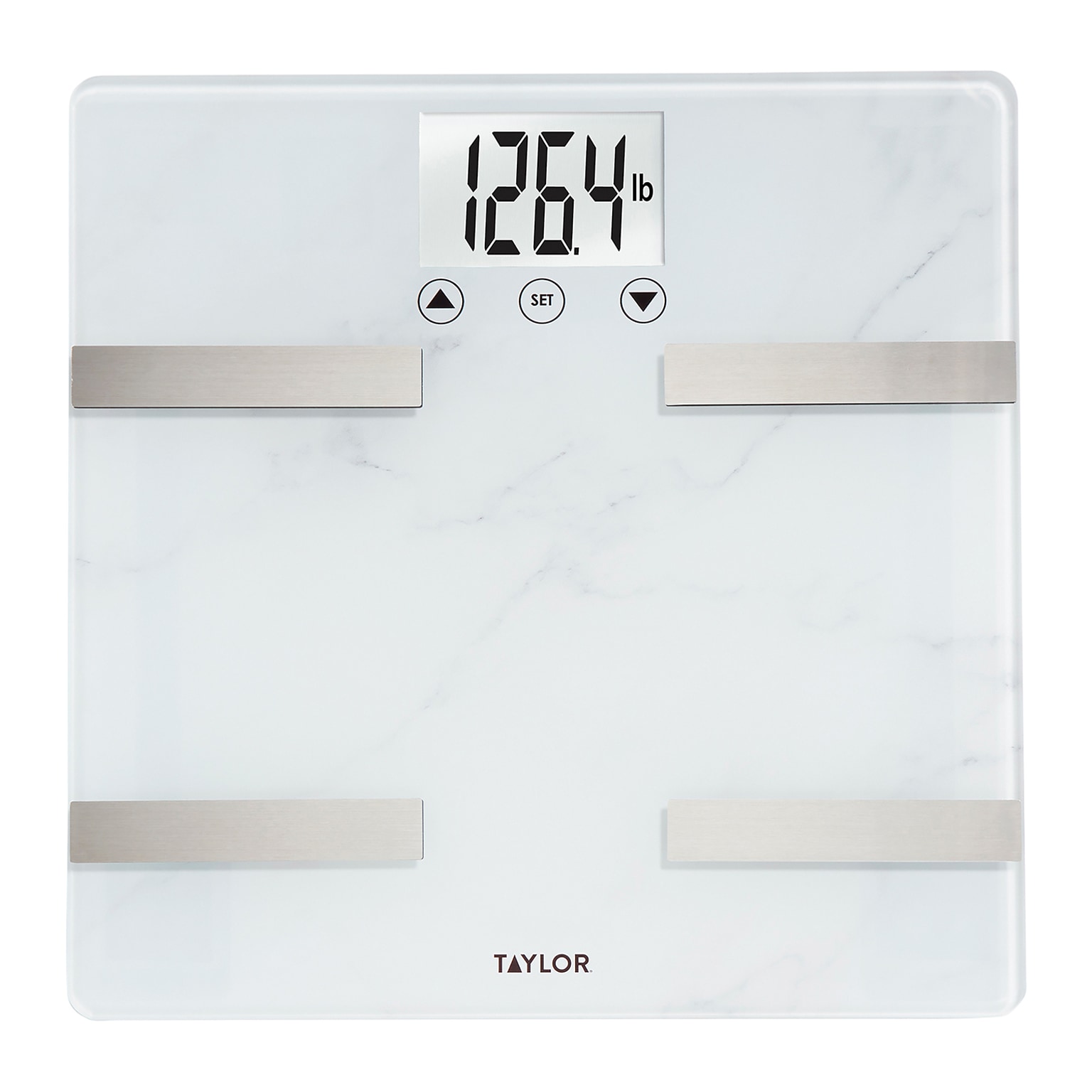 Taylor Precision Products TAP5282549 Bathroom Scale, Marble, 440lbs. Capacity