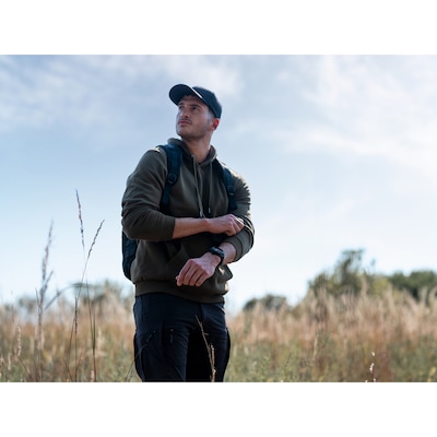 Garmin Instinct 3 Tactical Edition Solar GPS Smartwatch with Silicone Band, Black, 50mm (010-02935-50)