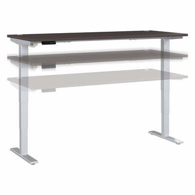 Bush Business Furniture Move 40 Series 28-48 Adjustable Standing Desk, Storm Gray/Cool Gray Meta