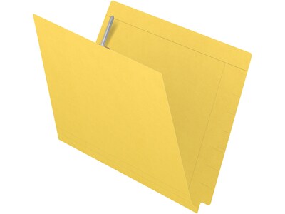 Medical Arts Press Reinforced Classification Folder, 1 3/8" Expansion, Letter Size, Yellow, 50/Box (S-09483-YLW)