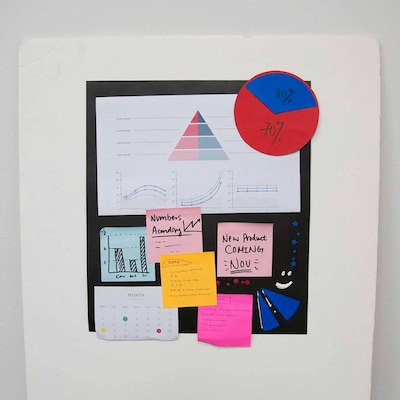 Bazic Foam Board, 20" x 30", White, 6/Bundle(BAZ589-6)