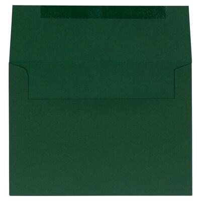 JAM Paper A7 Invitation Envelopes, 5.25 x 7.25, Dark Green, 25/Pack (263917095)