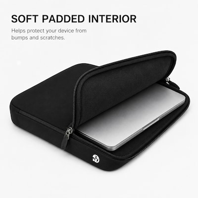 Vangoddy 15" Laptop Sleeve, Black (NBKLEA221)