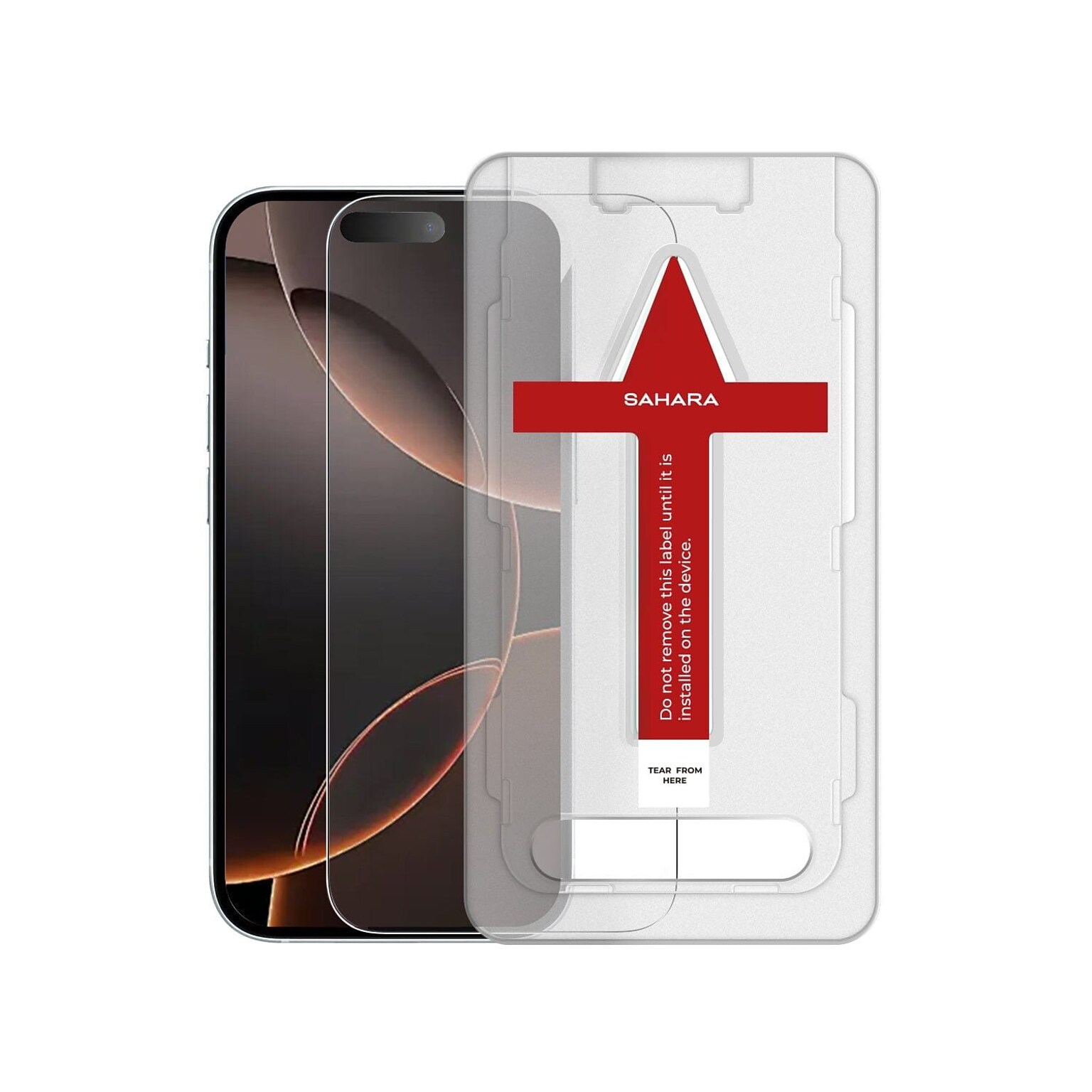 SaharaCase ZeroDamage Tempered Glass Screen Protector for Apple iPhone 16 Pro Max, Clear (ZD00157)