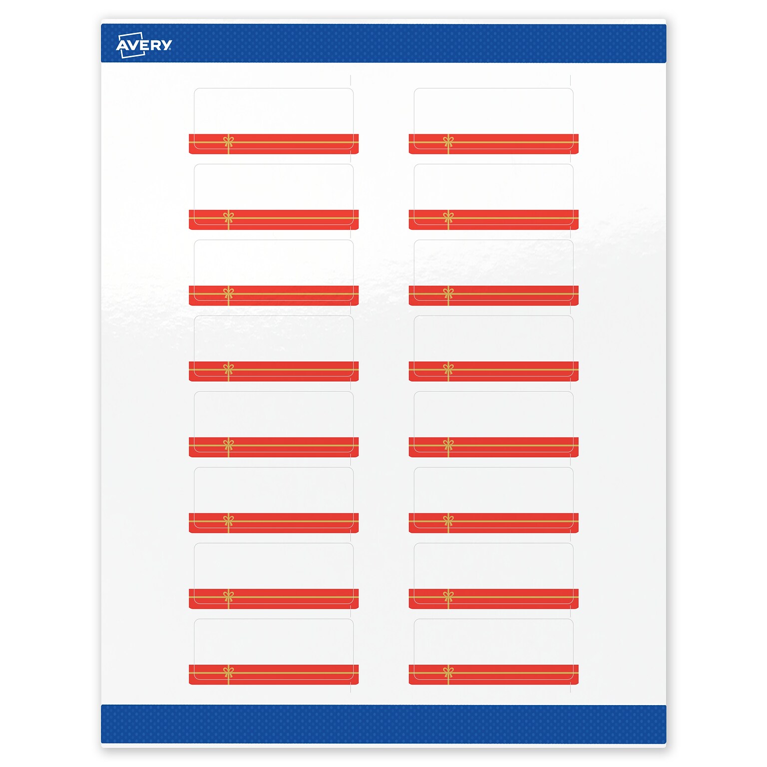 Avery Rectangle Multipurpose Labels, 1 x 2-5/8, White, 160/Pack (19479370548)