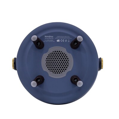 Kooduu Lite Up Play Mini 11.75" LED Speaker Lamp with USB Port, Ocean (1202-07)
