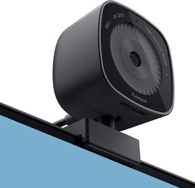 Dell HD 2K QHD WebCam, Tripod Mount, Black (WB3023-DDAO)