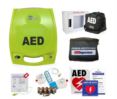 ZOLL AED Plus Package Defibrillator  (SVP-AEDPLUSF-P-B)